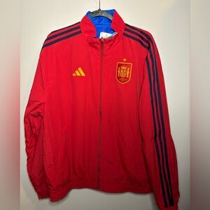 Spain National  Soccer Team reversible training jacket